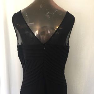 Calvin Klein black floor length dressy dress